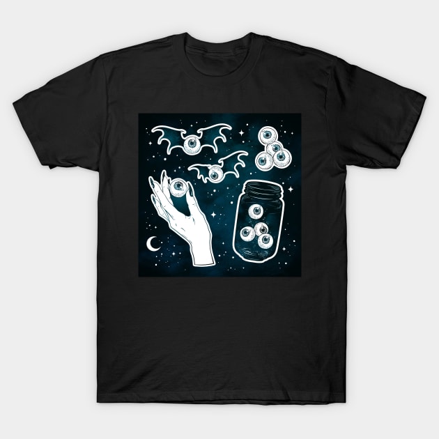 Halloween Eyes T-Shirt by Wanderer Bat